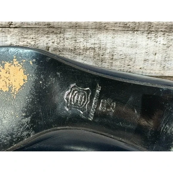 Renee Mancini Paris Capretto Karung Pump Heels Women Shoes Dress Black 34.5 US 4 - Picture 10 of 14